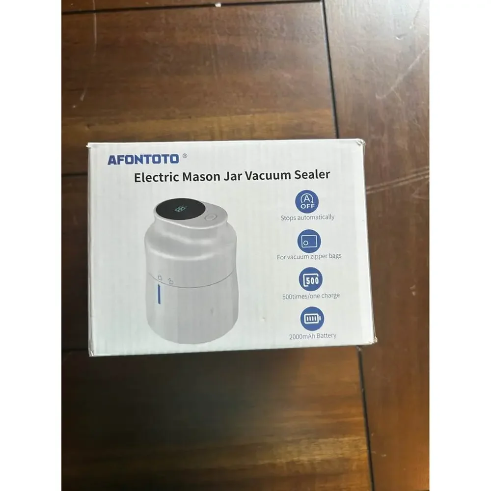 AFONTOTO Electric Mason Jar Vacuum Sealer H3